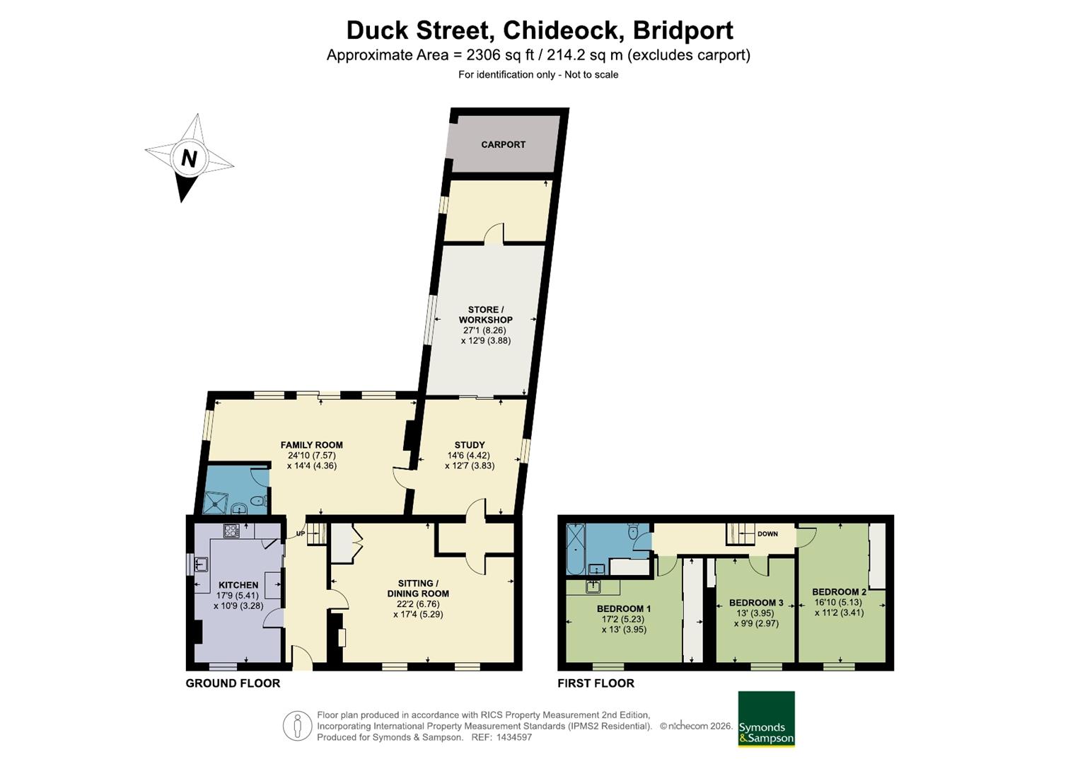 Roadstead House, Duck Street, Bridport floorplan
