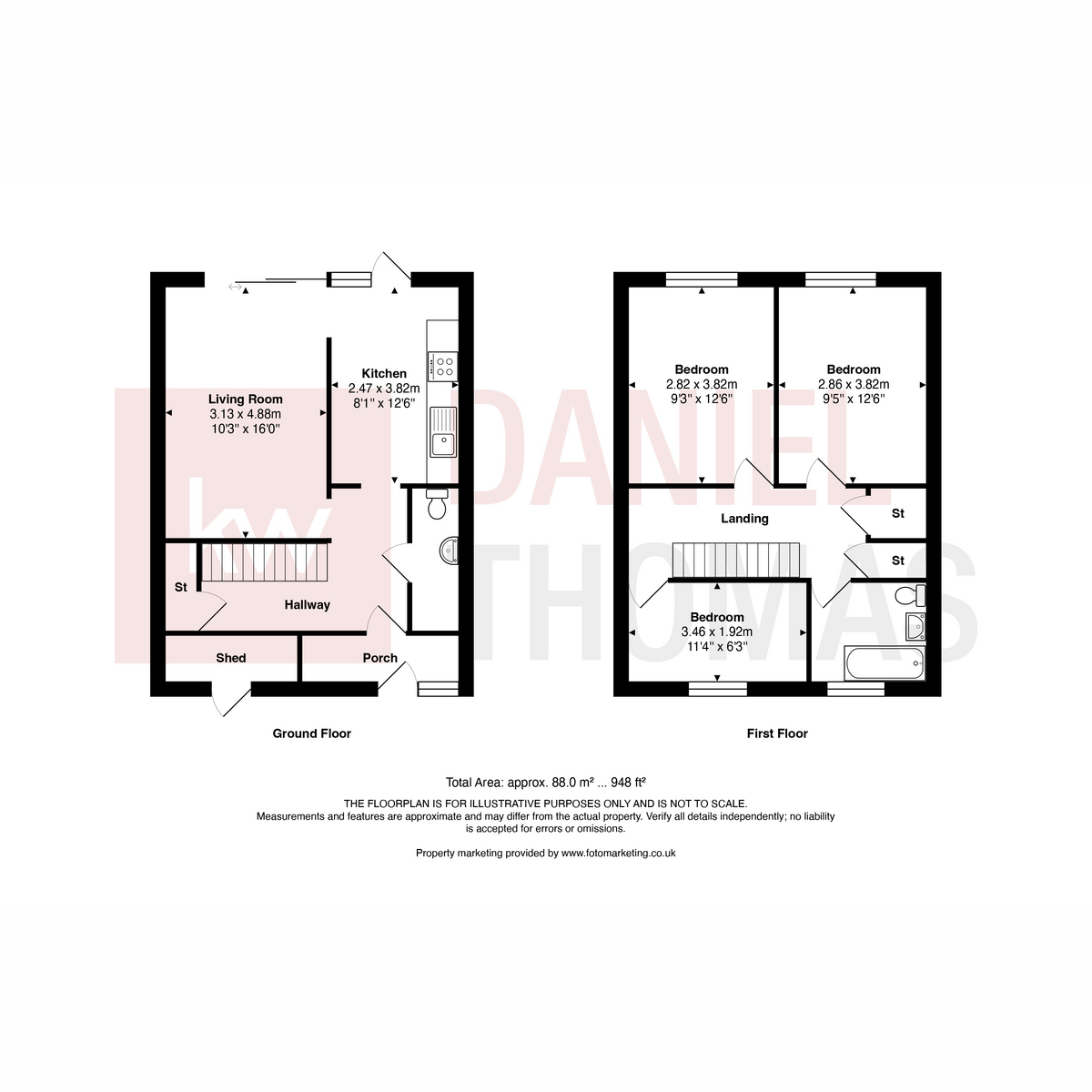 11, Fishers Close, Hertfordshire floorplan