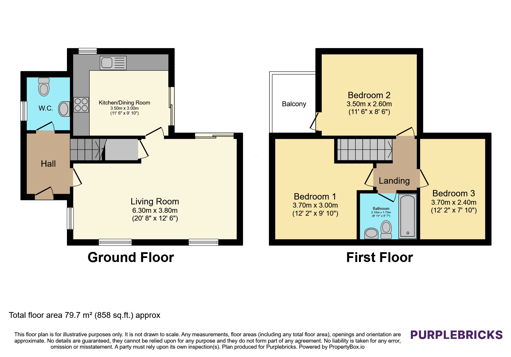 20, Kenninghall View, Sheffield floorplan