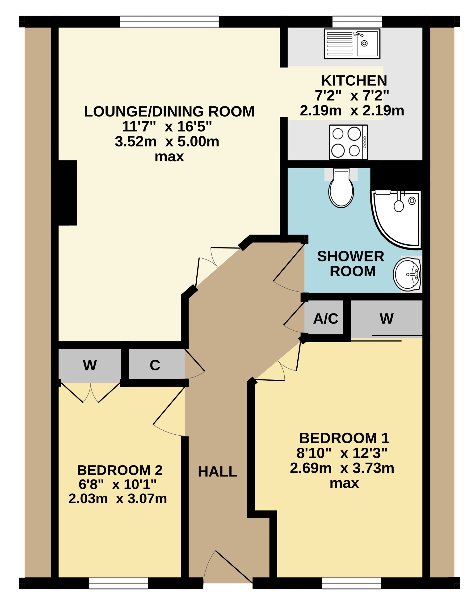 5 Westgate Mews, Launceston Cornwall, Cornwall floorplan