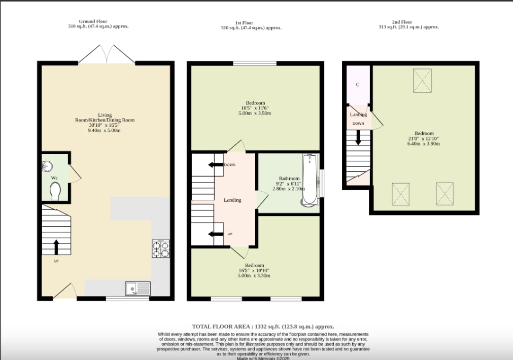 2 Lupton Close, Lowestoft floorplan