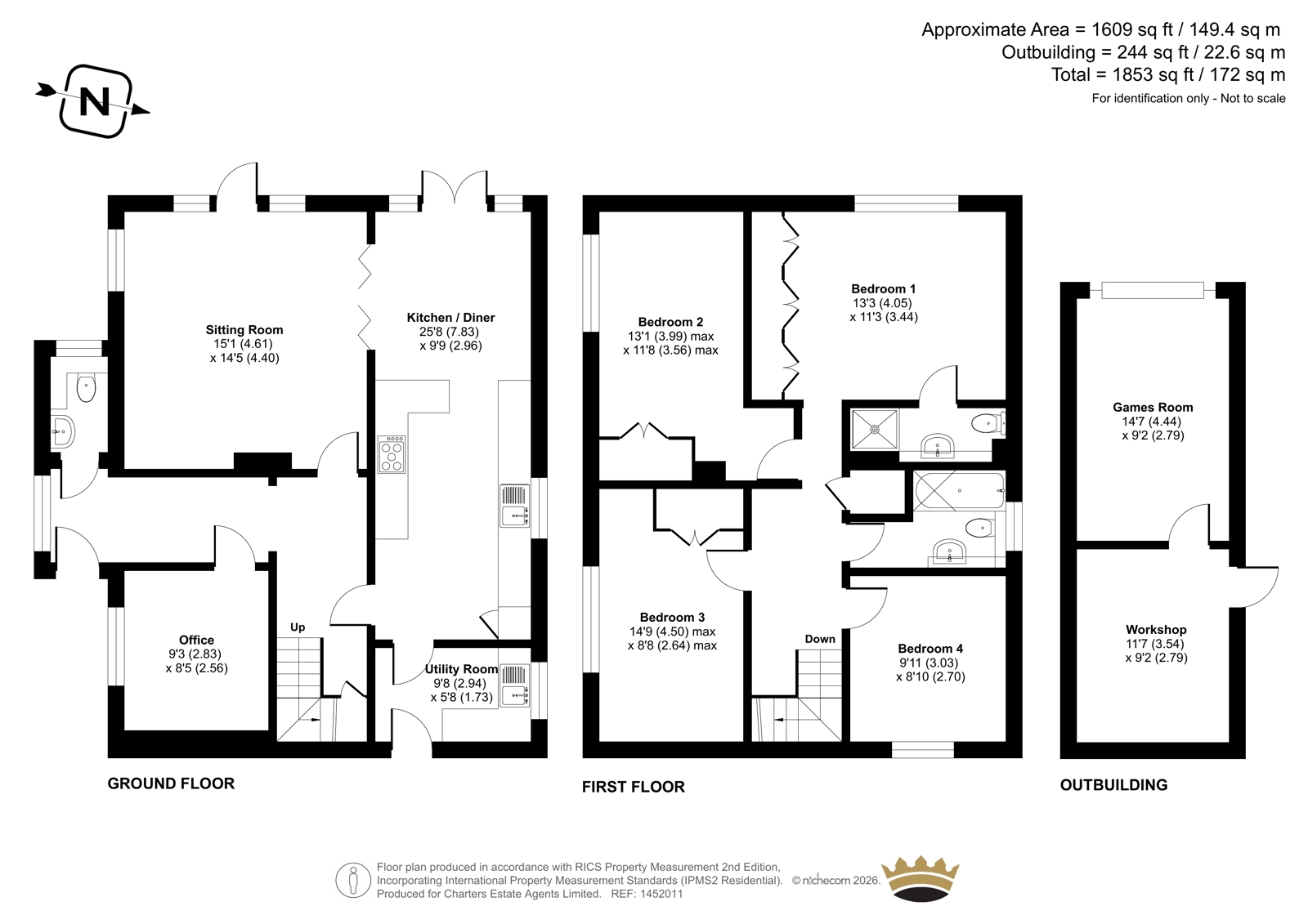 2, Long Barrow Close, Winchester floorplan