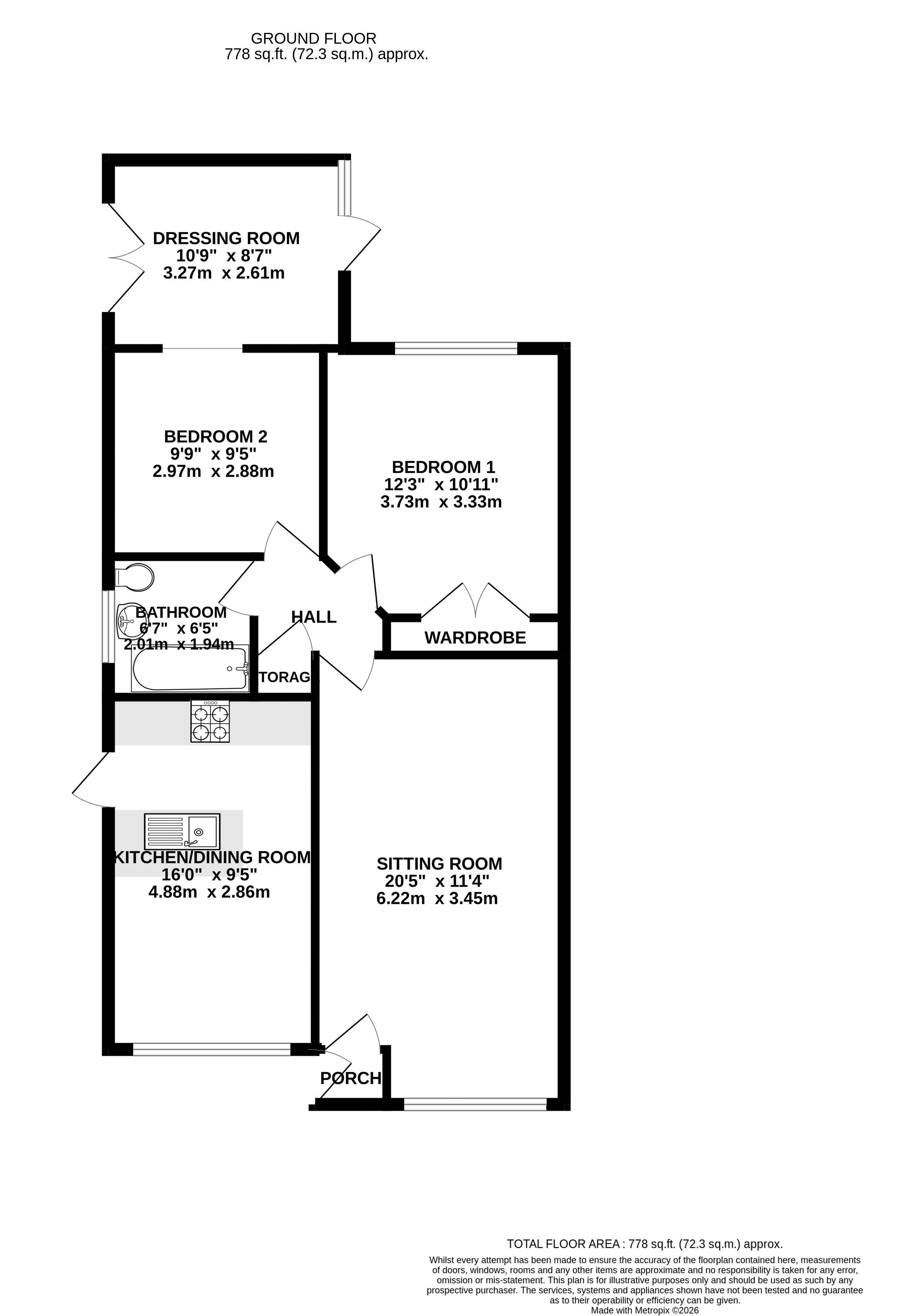 10, Bramblewood Road, Weston-Super-Mare floorplan
