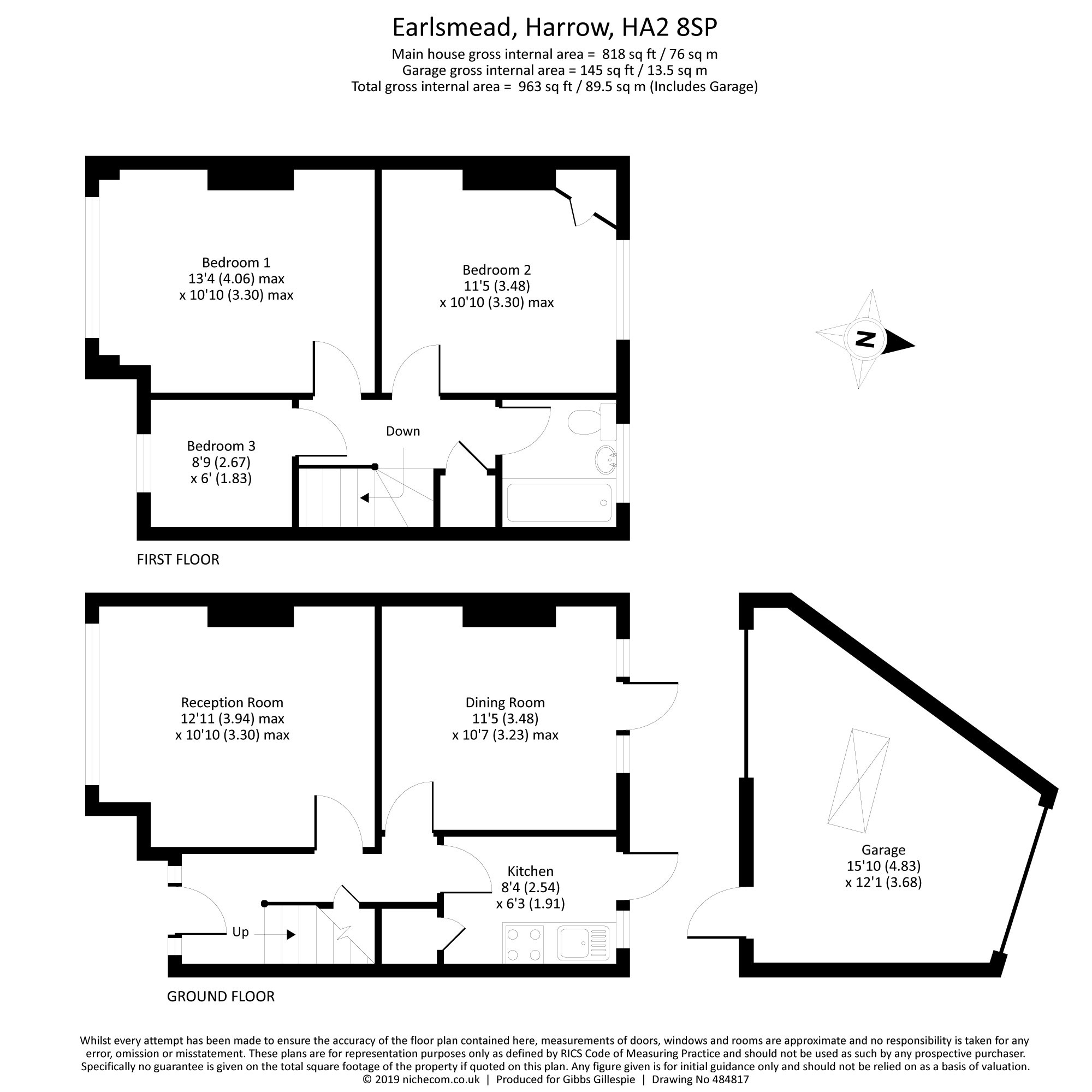 3 Bedrooms Terraced house for sale in Earlsmead, Harrow, Middlesex HA2