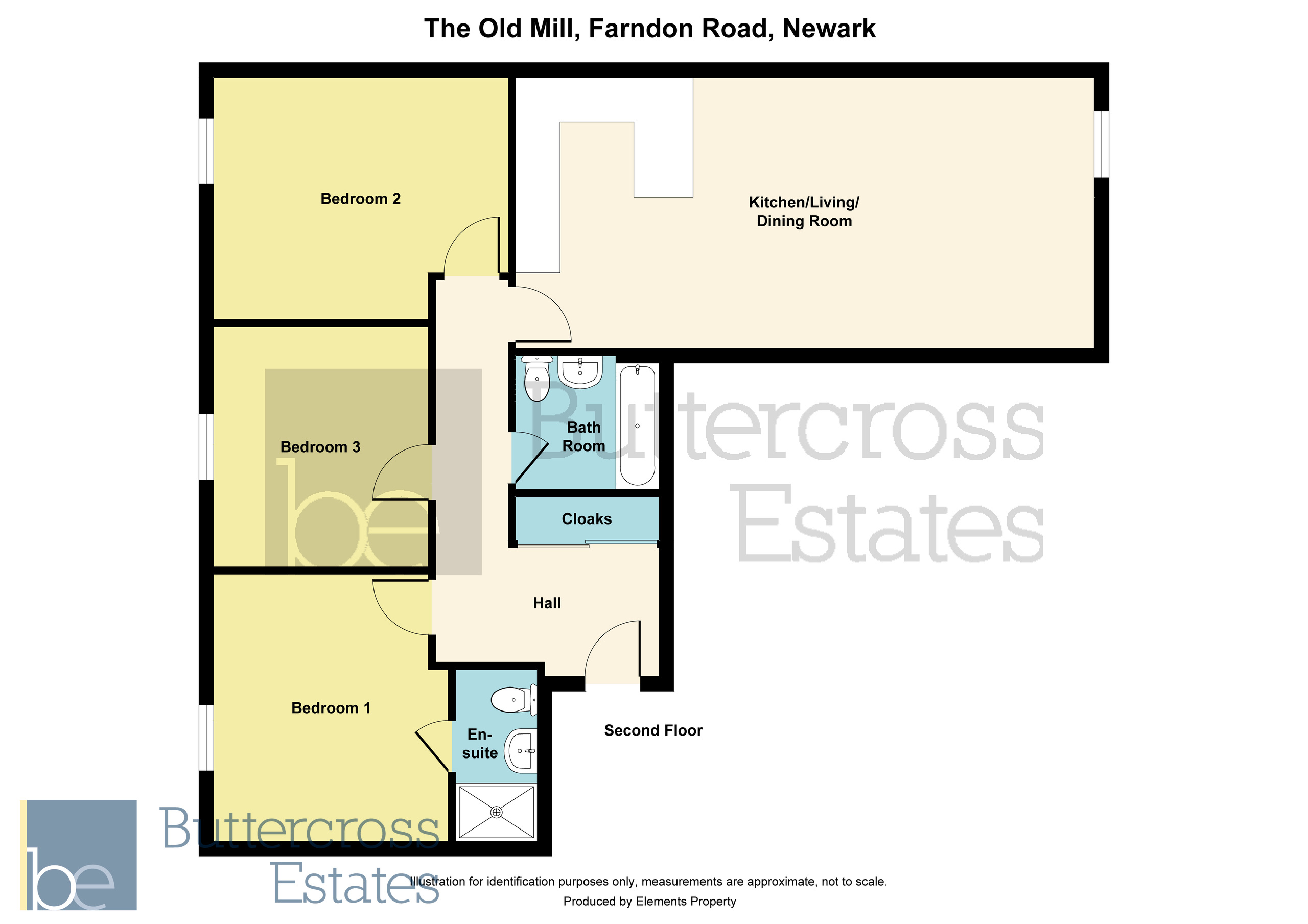 Flat 8, The Old Mill, Newark floorplan