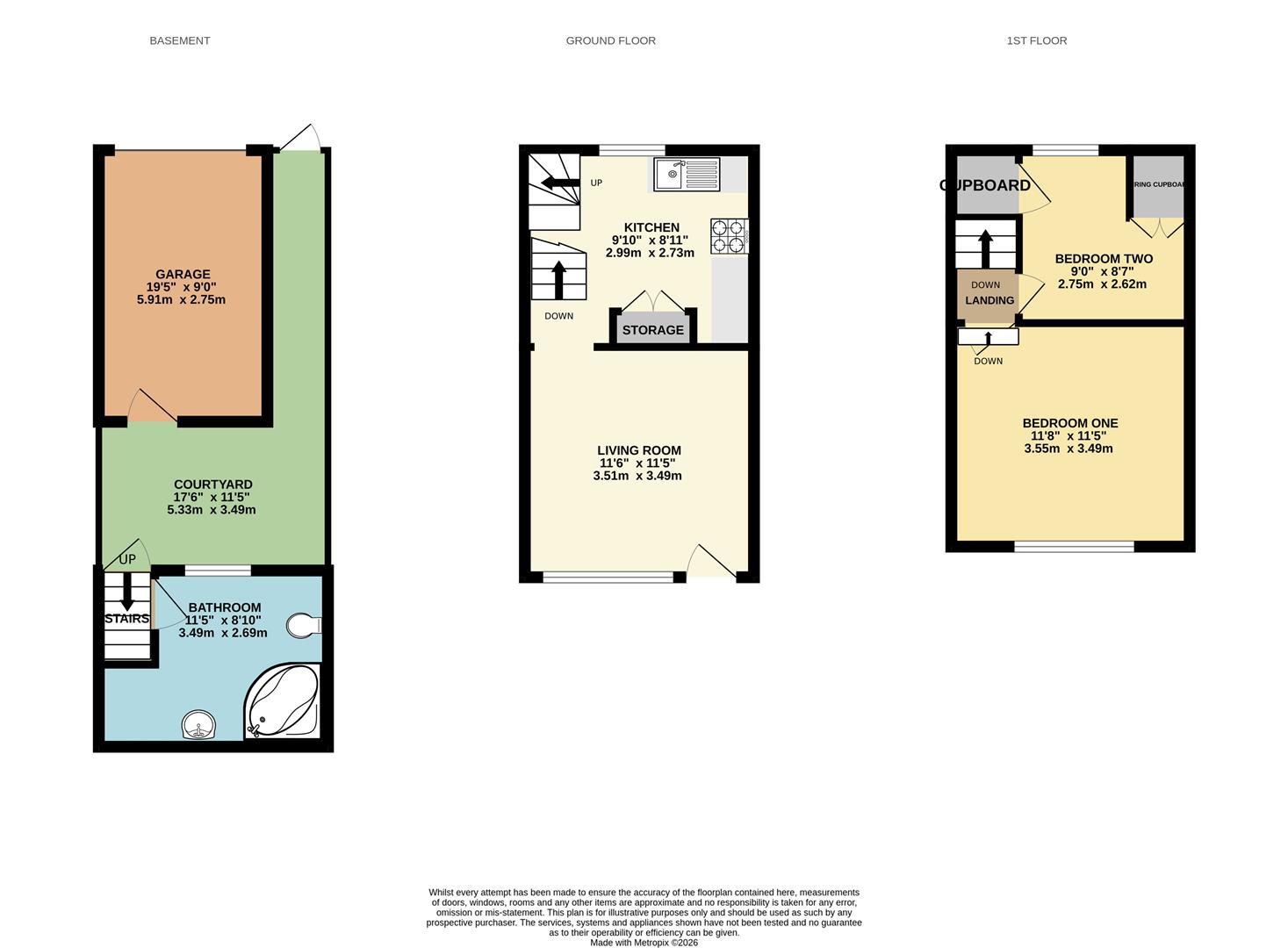 43, Stonefield Road, Hastings floorplan
