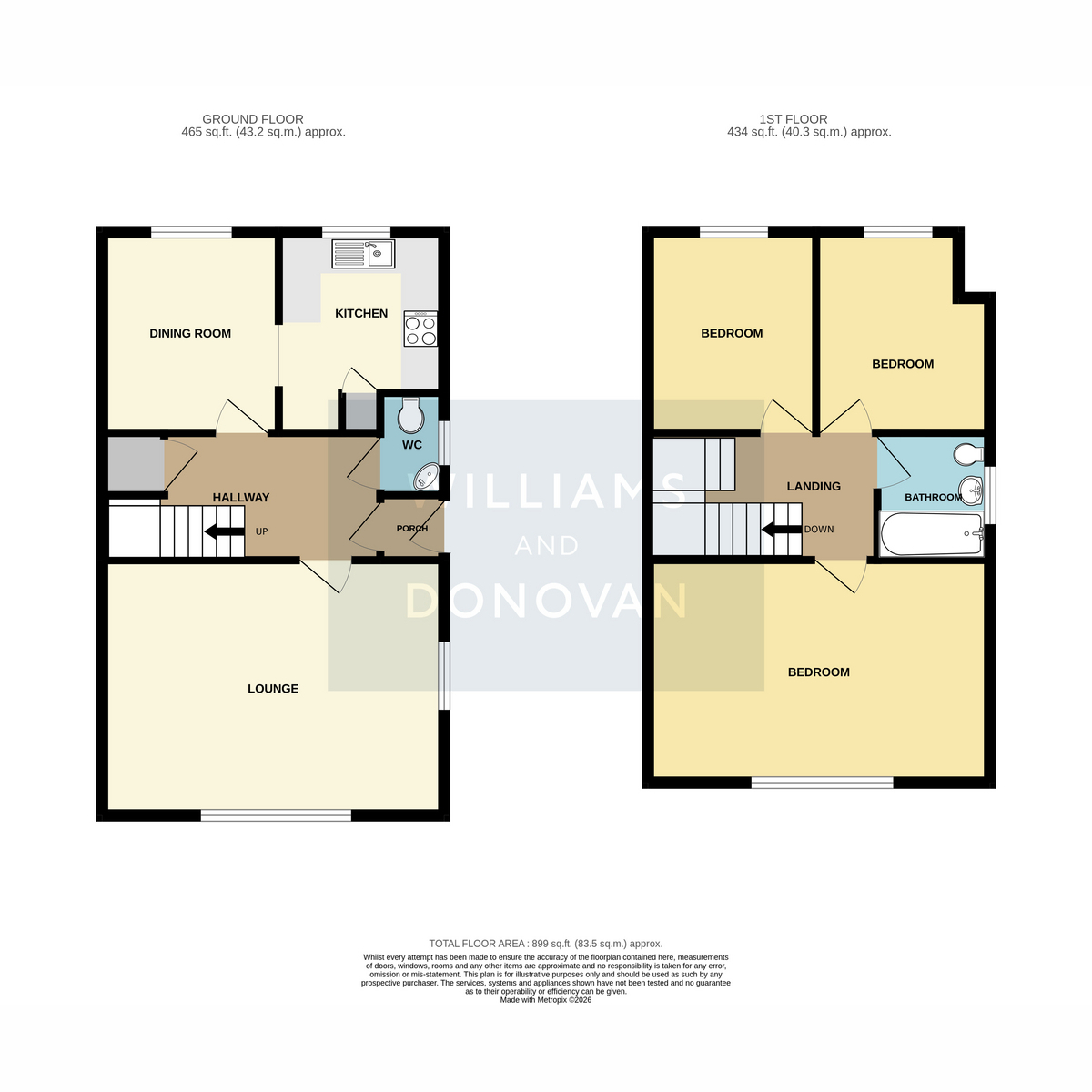 128, Kents Hill Road, South Benfleet floorplan