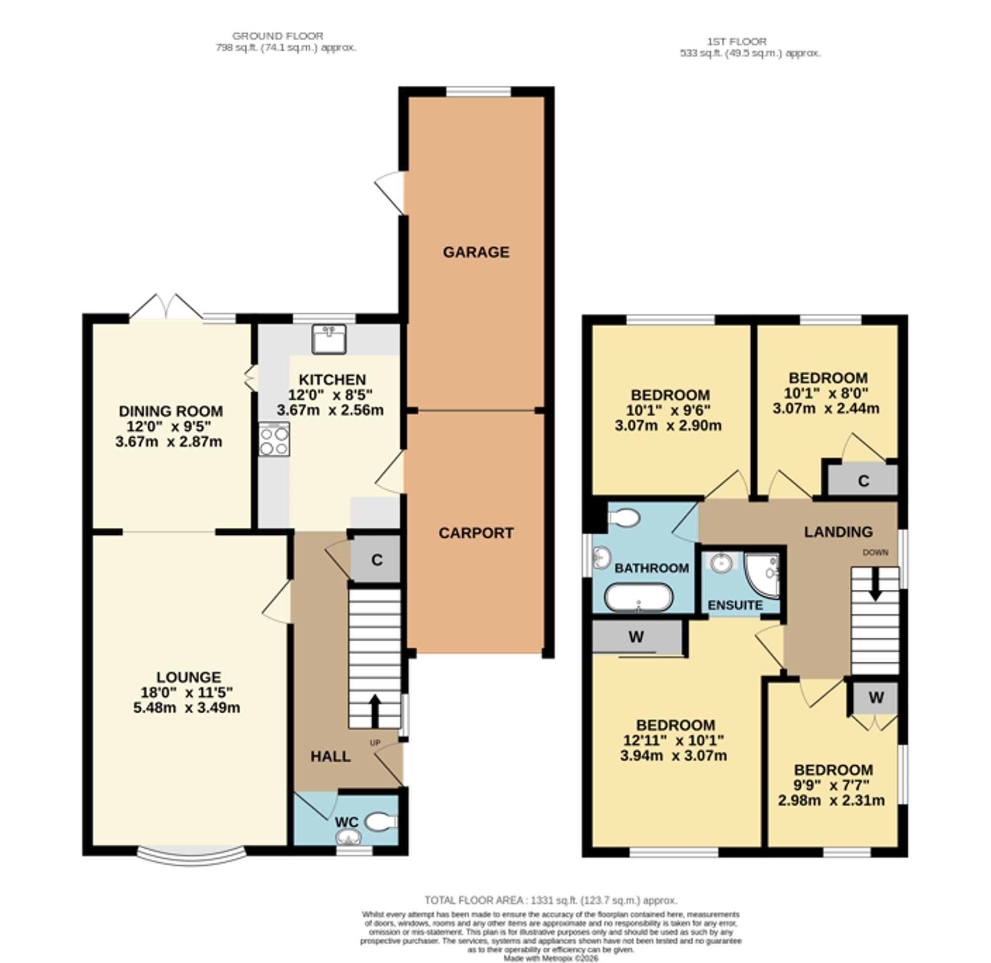 50 Precosa Road, Southampton floorplan