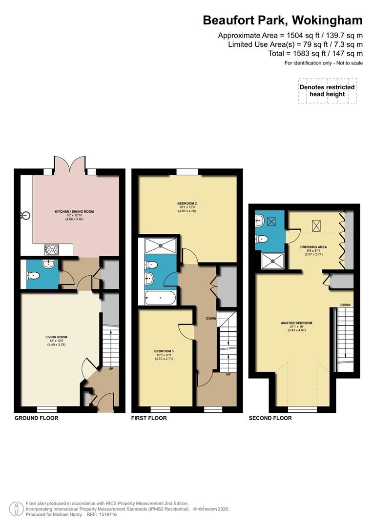 52, Beaufort Park, Wokingham floorplan