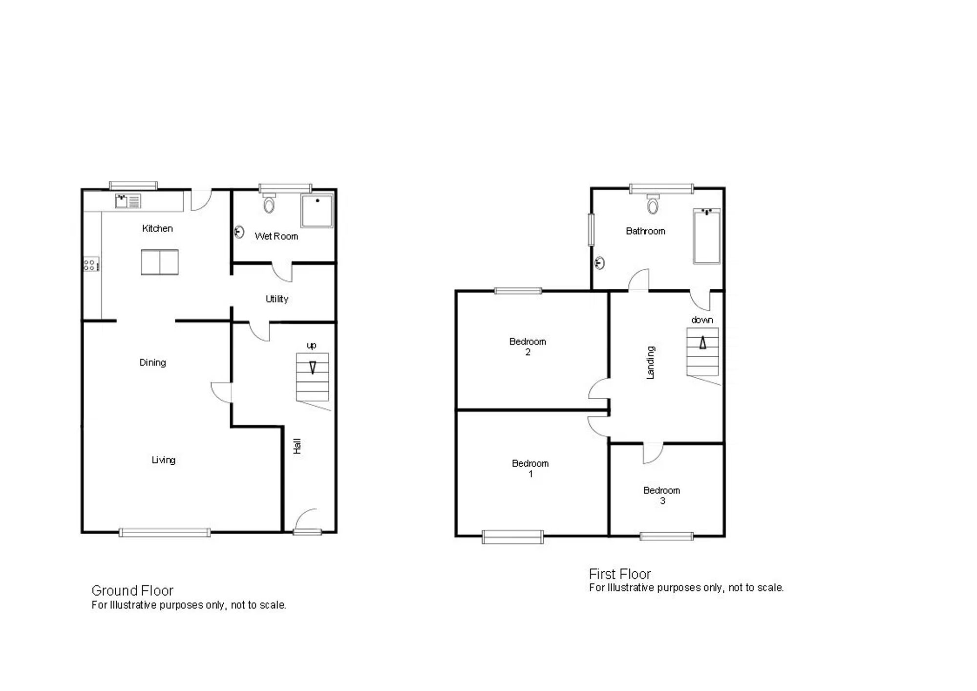 3 Rocky Park, Tenby floorplan