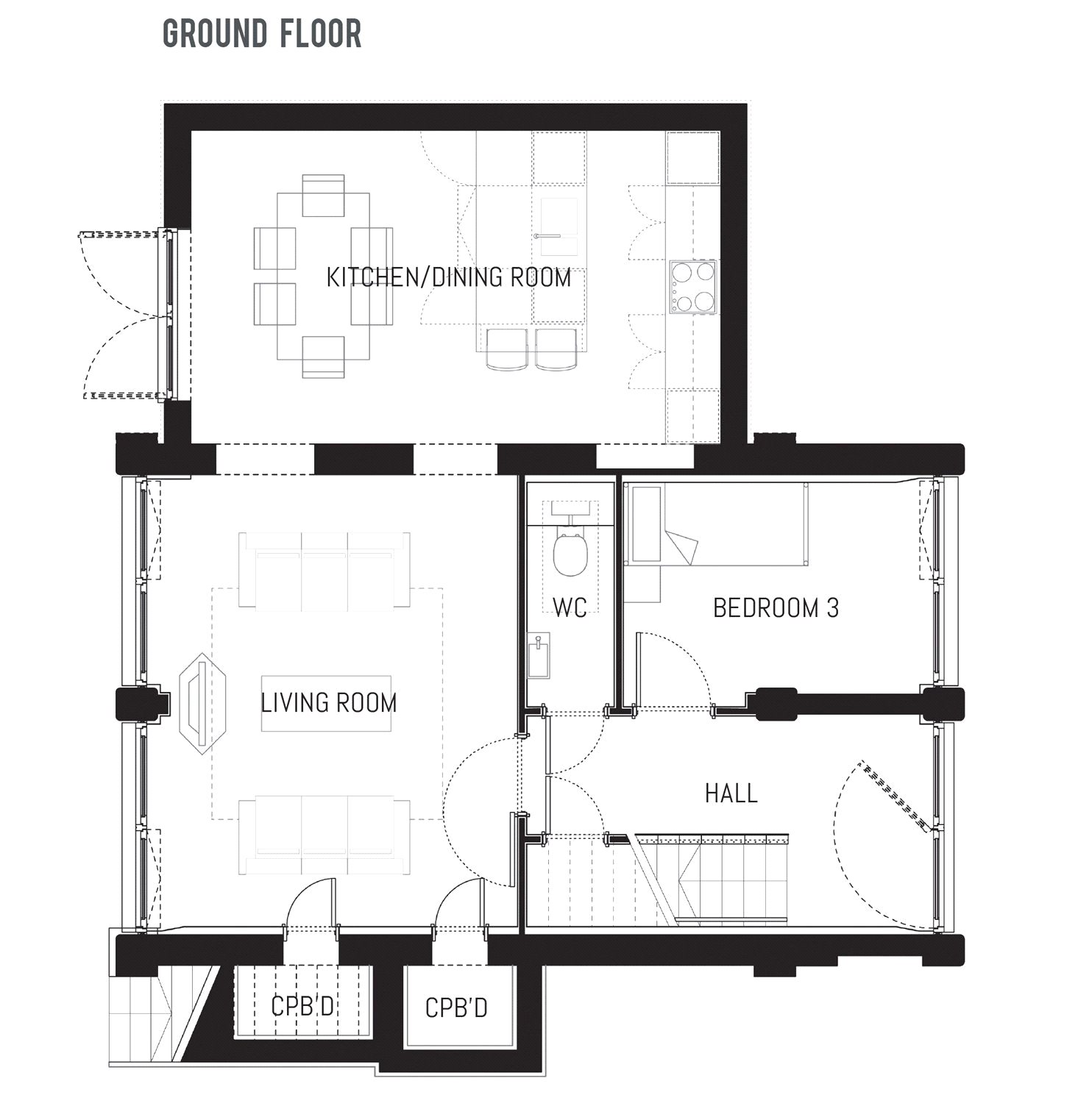 Malthouse Lane, Meath Green, Horley RH6, 3 bedroom detached house for