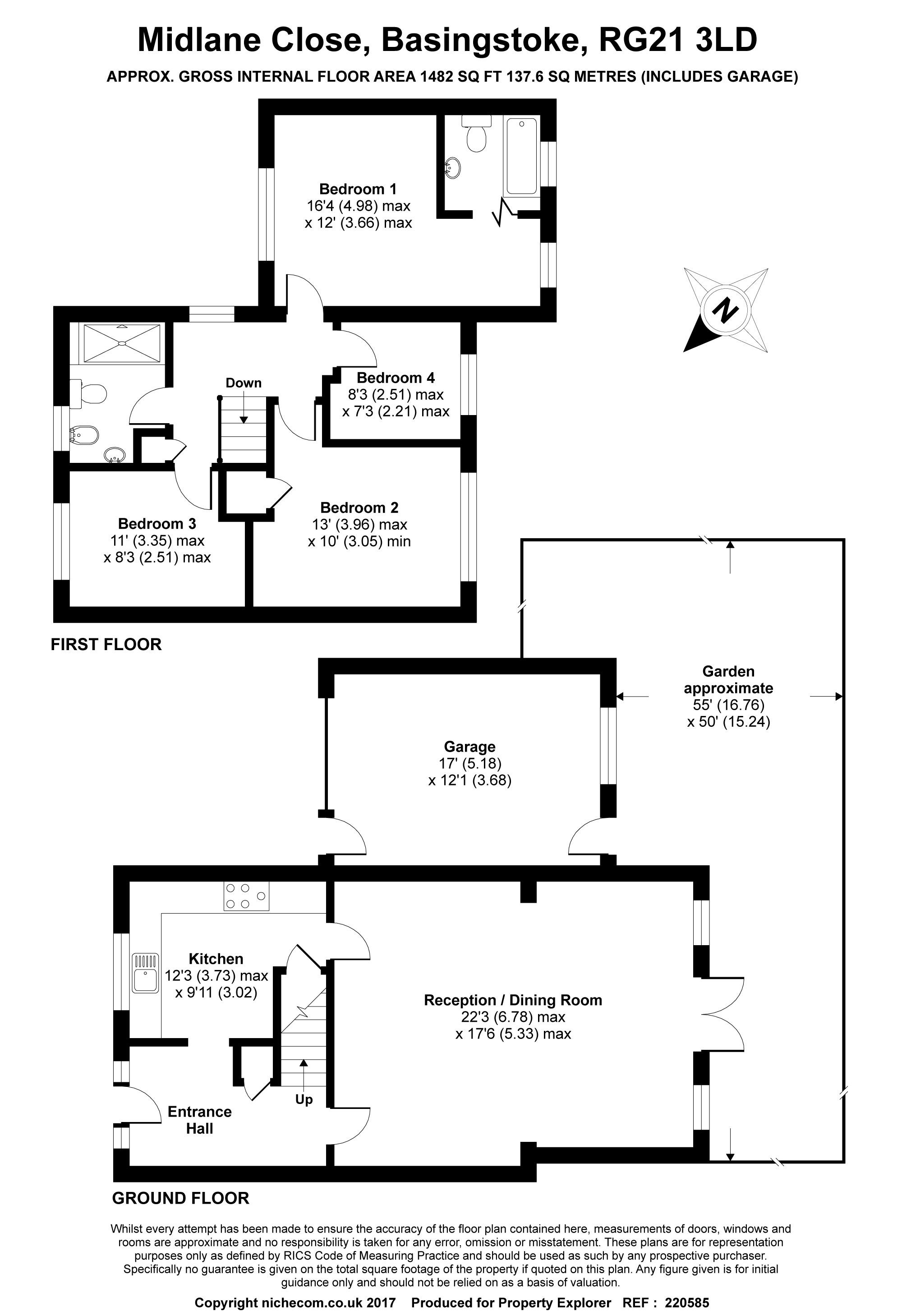 27 Midlane Close, Basingstoke floorplan