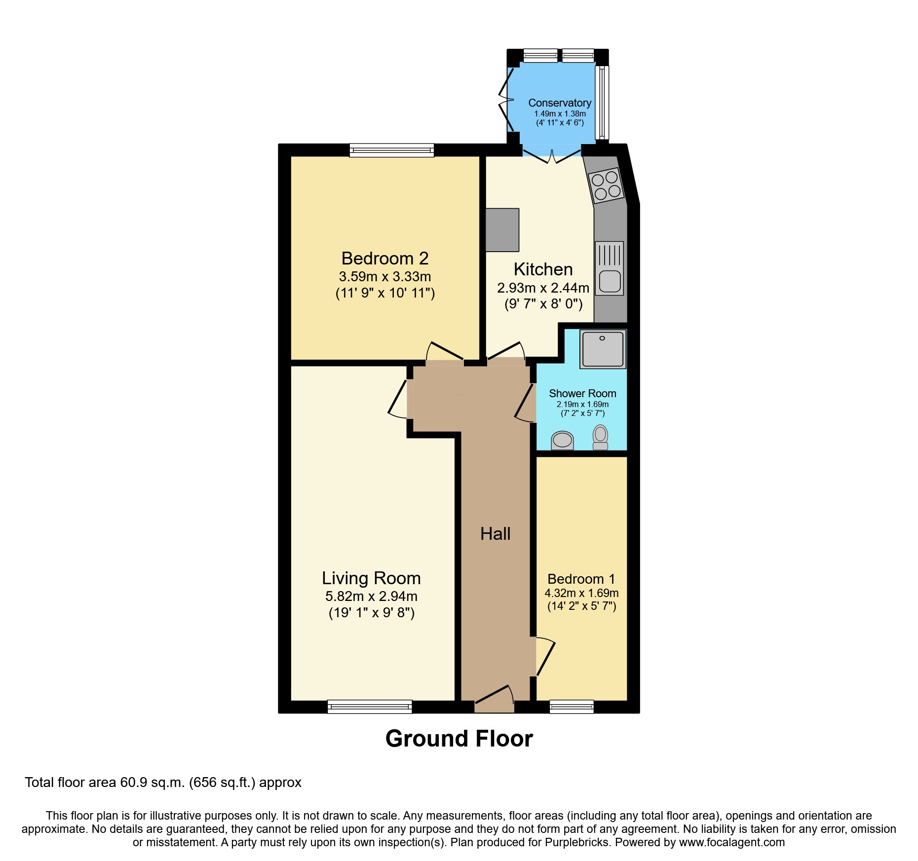 26, Sussex Road, Great Yarmouth floorplan