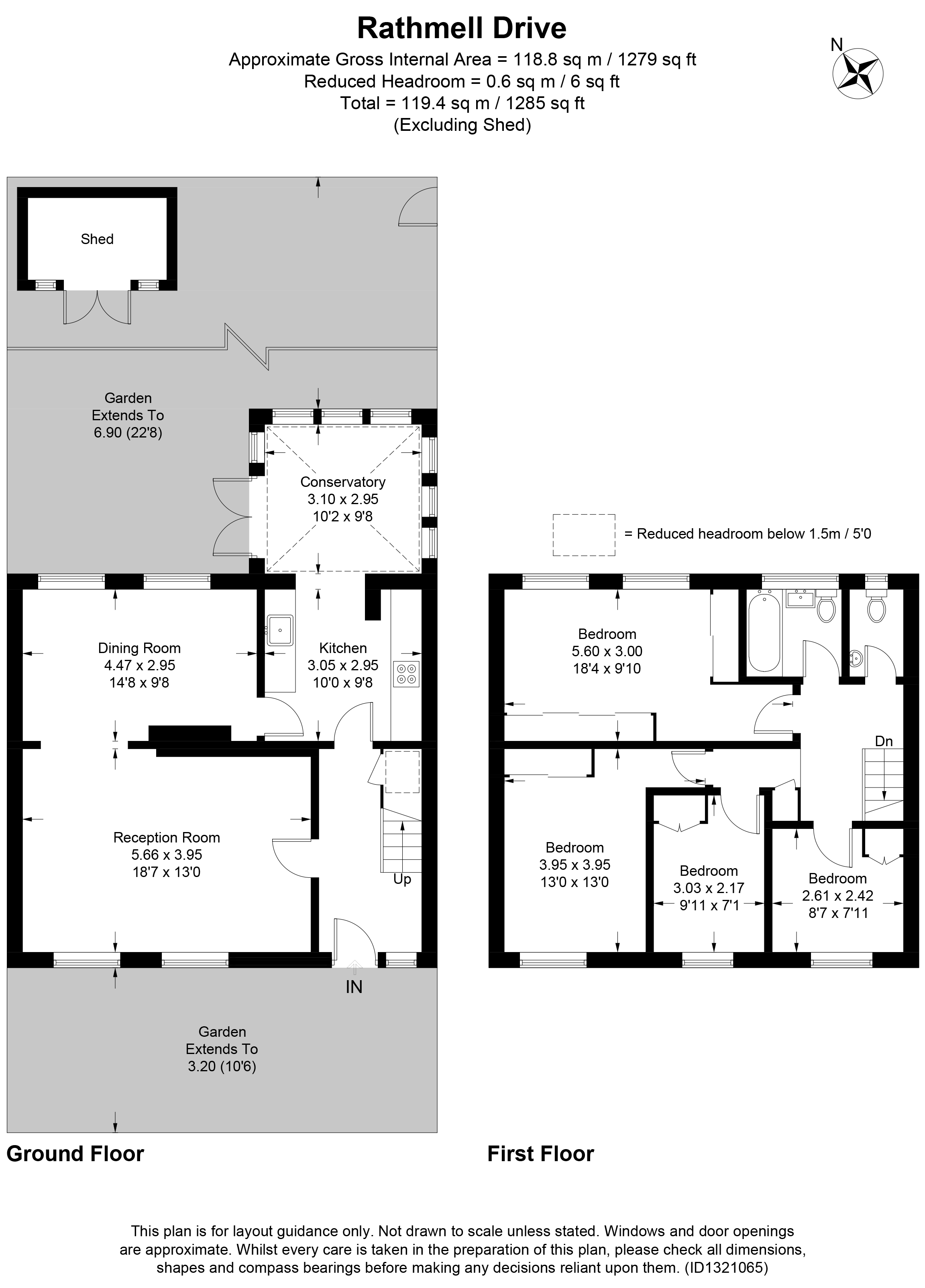 15, Rathmell Drive, London floorplan