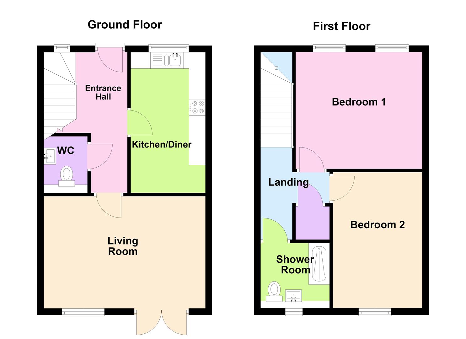 16, Red Crane Walk, Portland floorplan