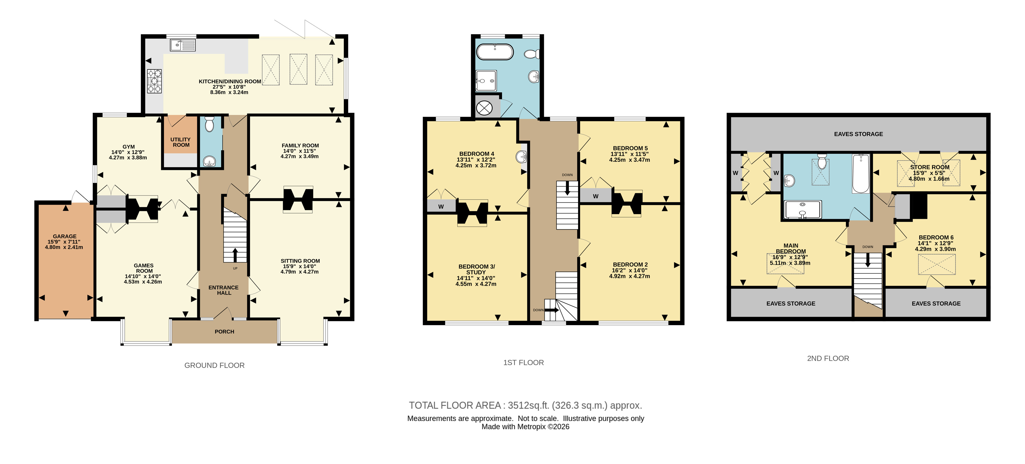 Arncliffe, 38, Massetts Road, Surrey floorplan