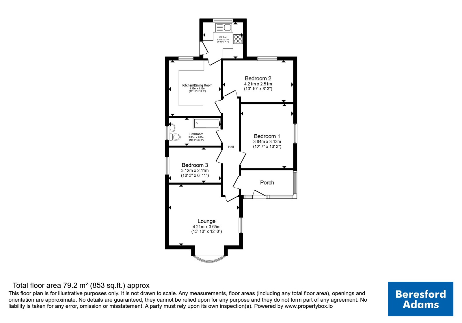 27, Bromfield Lane, Clwyd floorplan