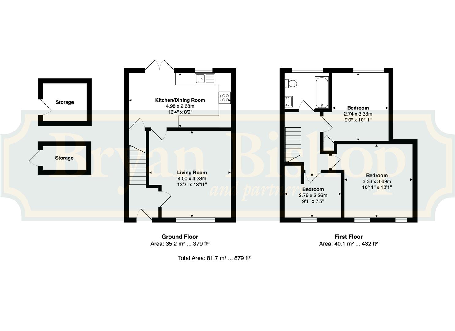 48, Middlefield, Welwyn Garden City floorplan