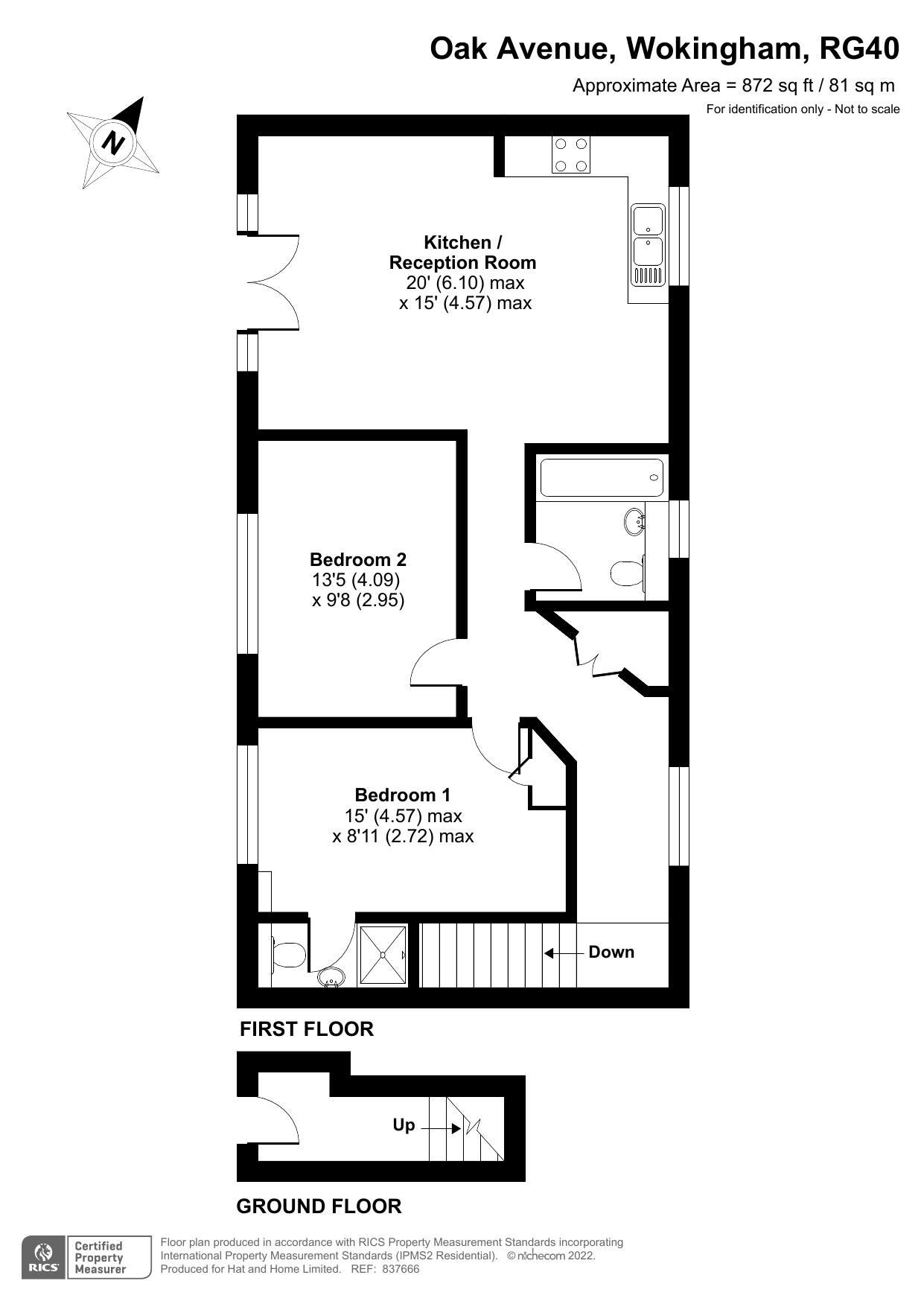 82, Oak Avenue, Berkshire floorplan