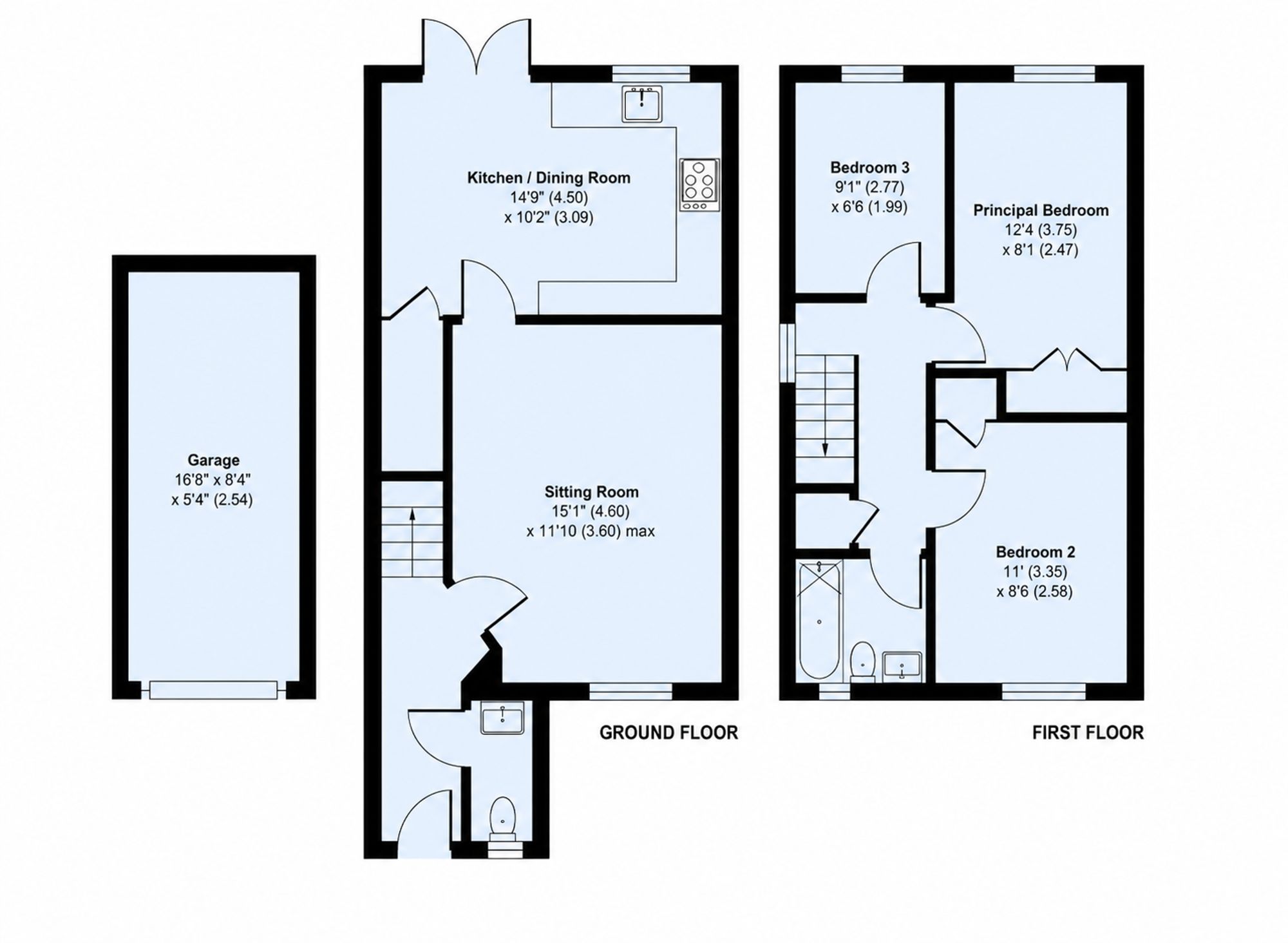 16 Darby Close, Milton Keynes floorplan