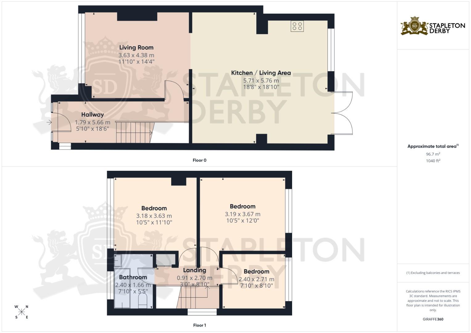 42, Deepdale Drive, Prescot floorplan