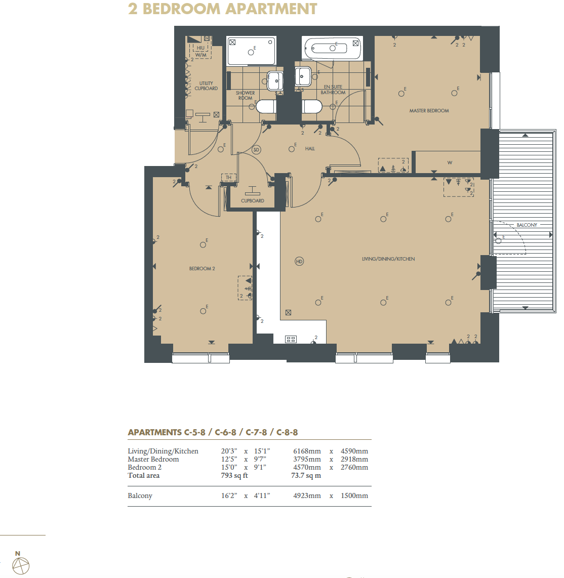 46, Compton House, Royal Arsenal, Woolwich, London floorplan