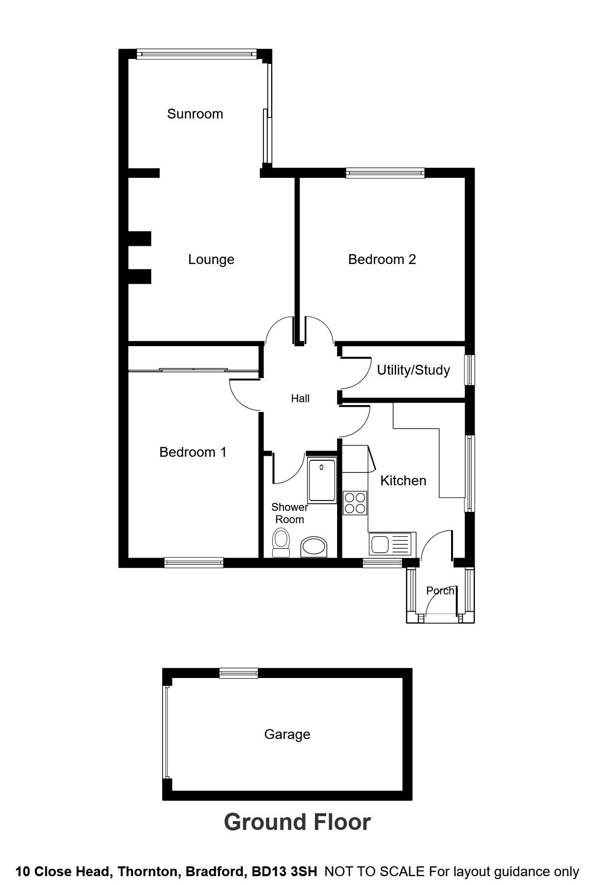 10, Close Head, Bradford floorplan