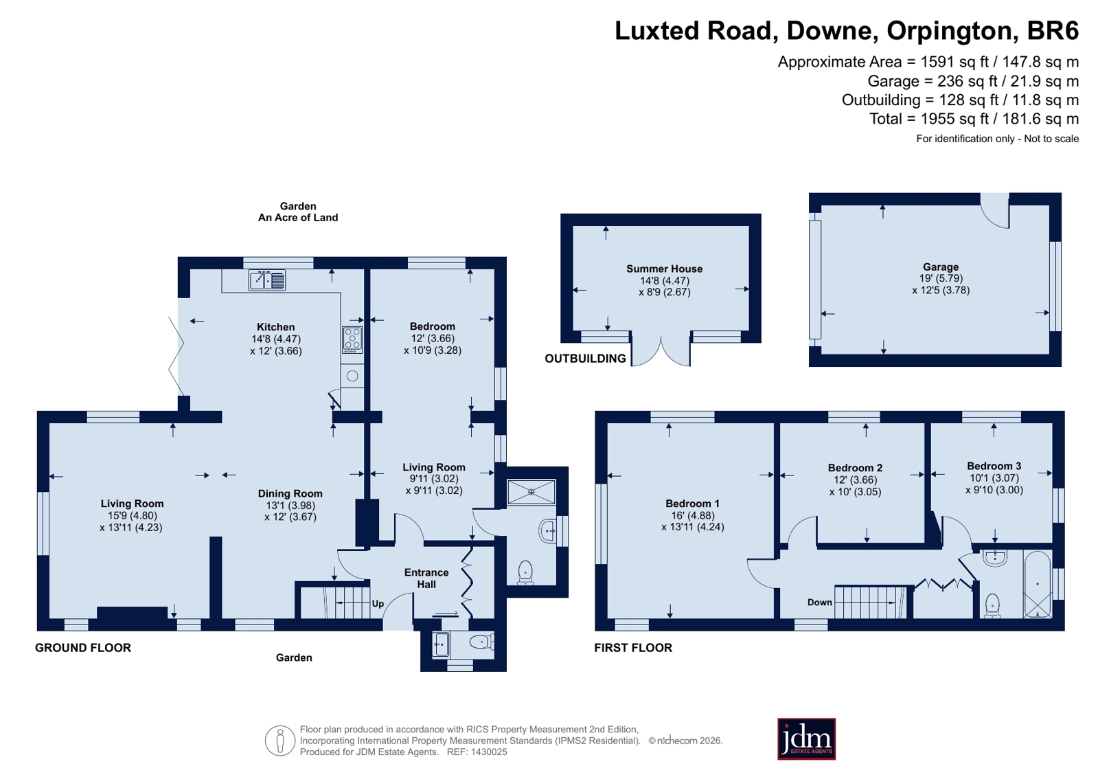 Barnfield Cottage,, Luxted Road, Orpington floorplan