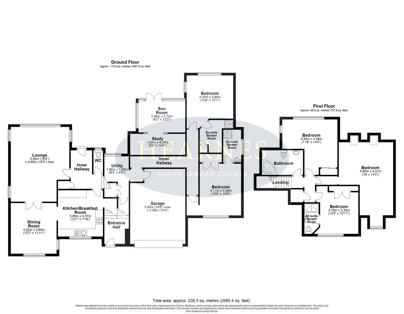 27, Gervis Road, Bournemouth floorplan