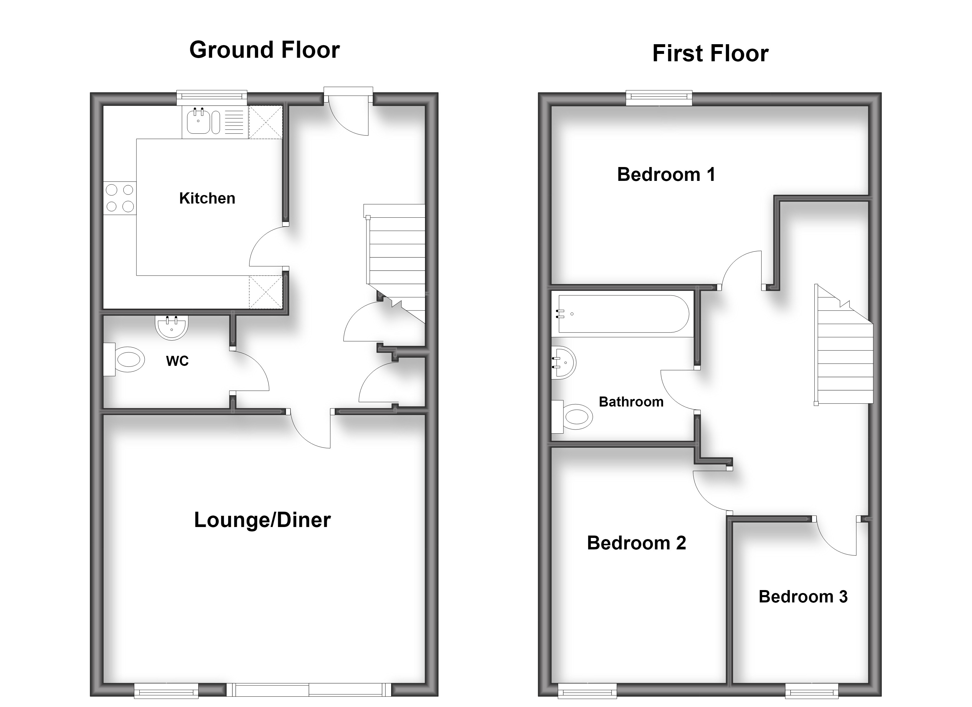 26, Strachan Close, Maidstone floorplan