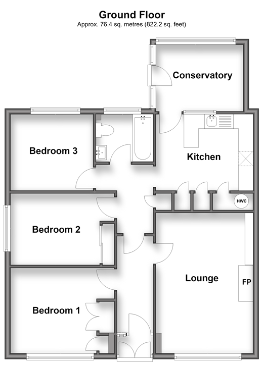 Glebe Close St. Margaret's At Cliffe, Dover floorplan