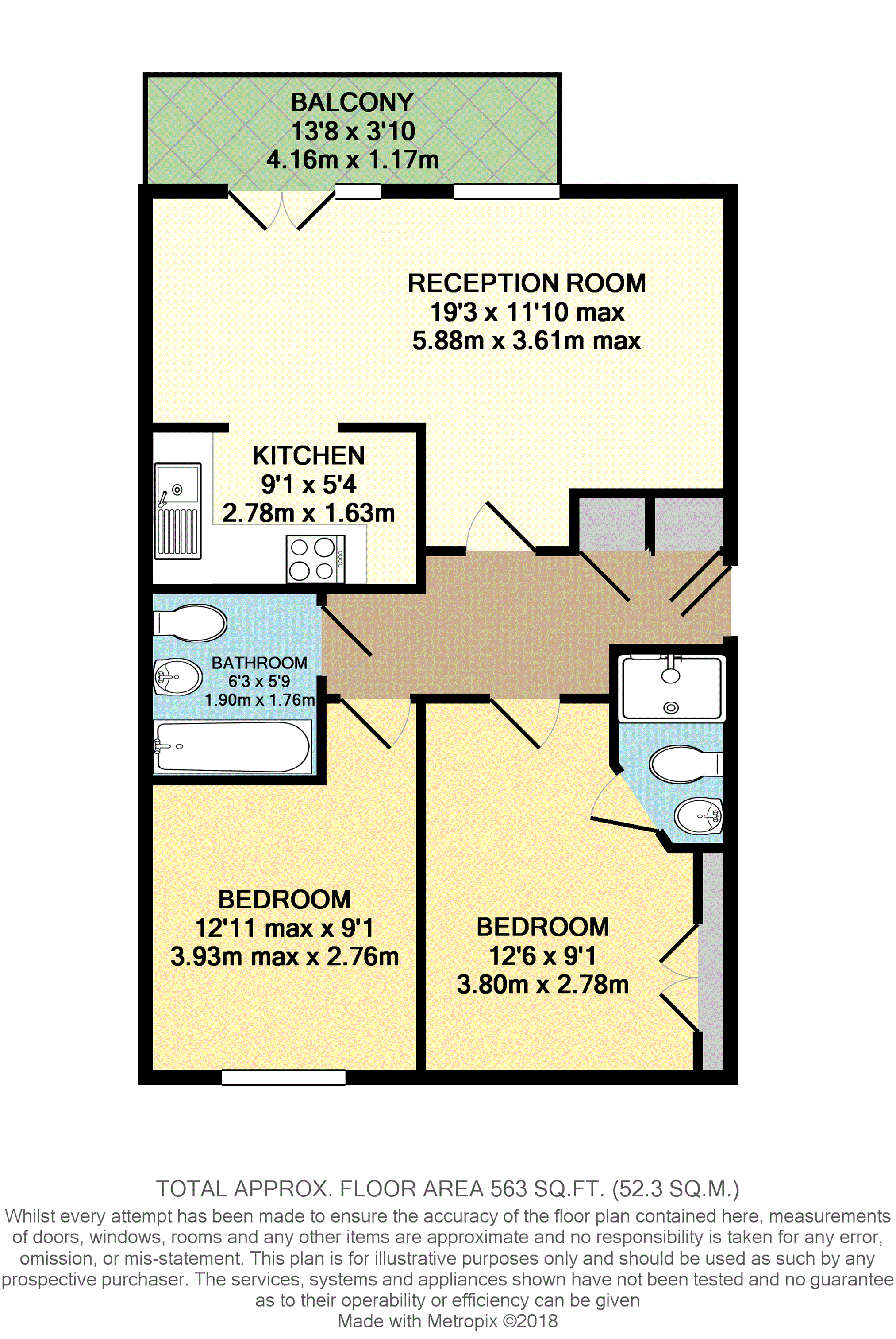 2 Bedrooms Flat for sale in Hither Green Lane, Hither Green SE13