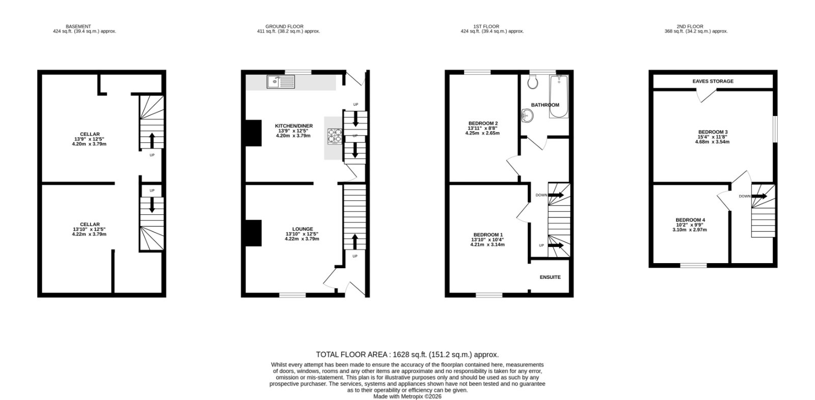 42, Stanley View, West Yorkshire floorplan