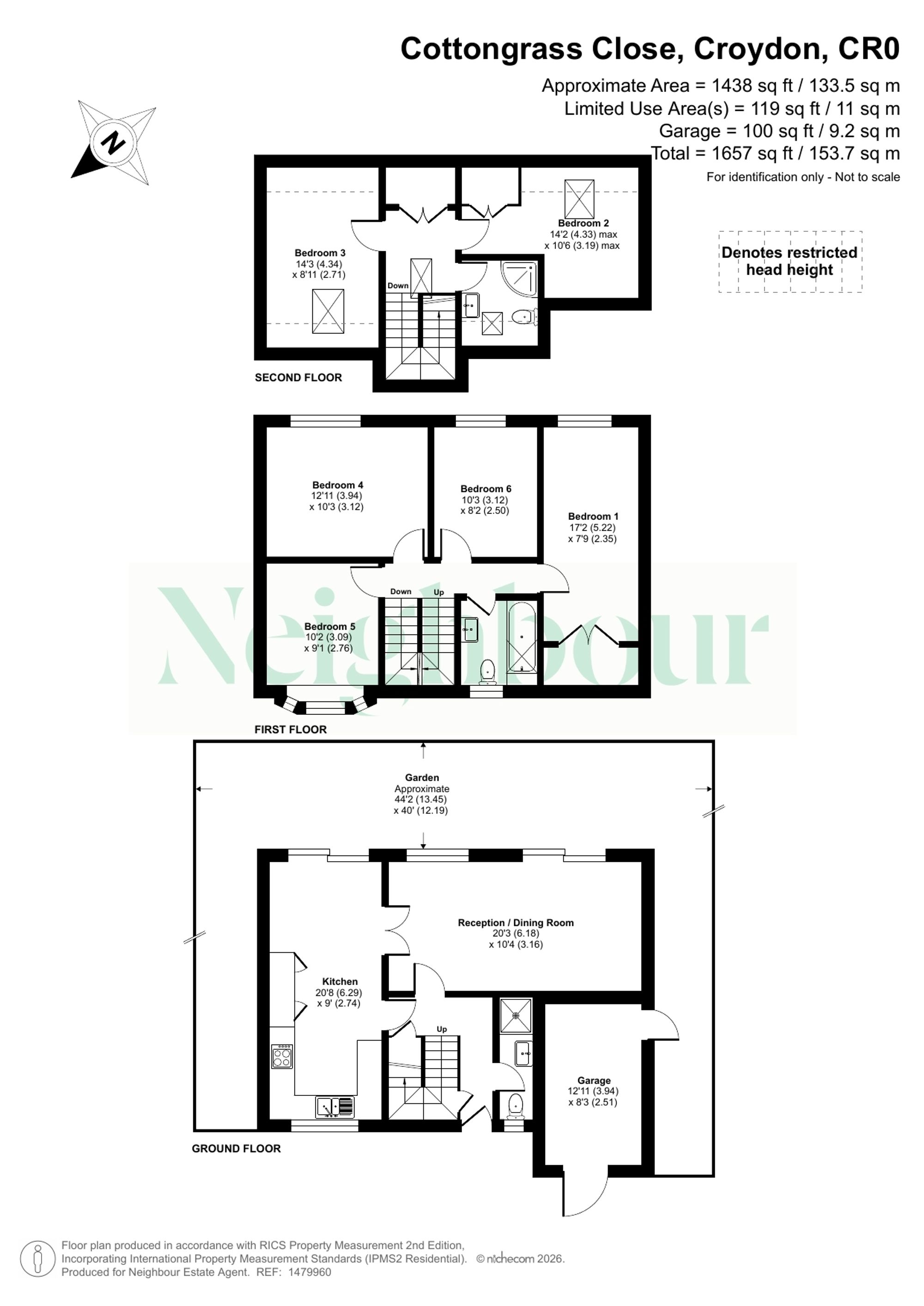 3 Cottongrass Close, Croydon floorplan
