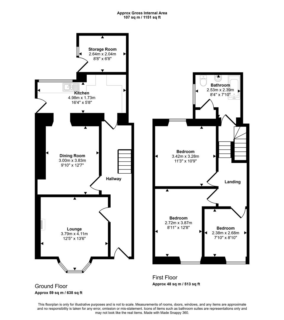 Bryngolwg, Pencader floorplan