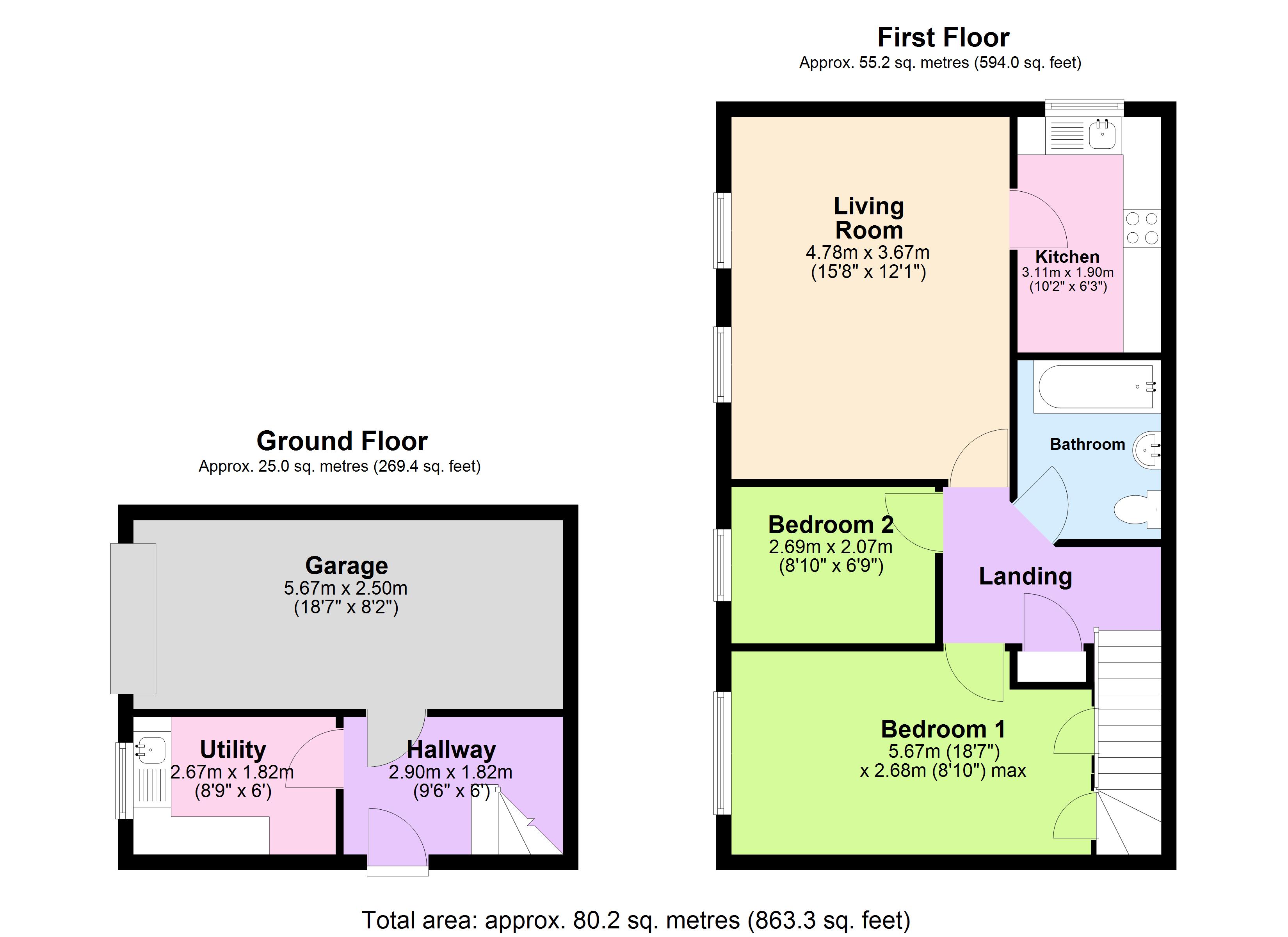 38, Grants Yard, Staffordshire floorplan