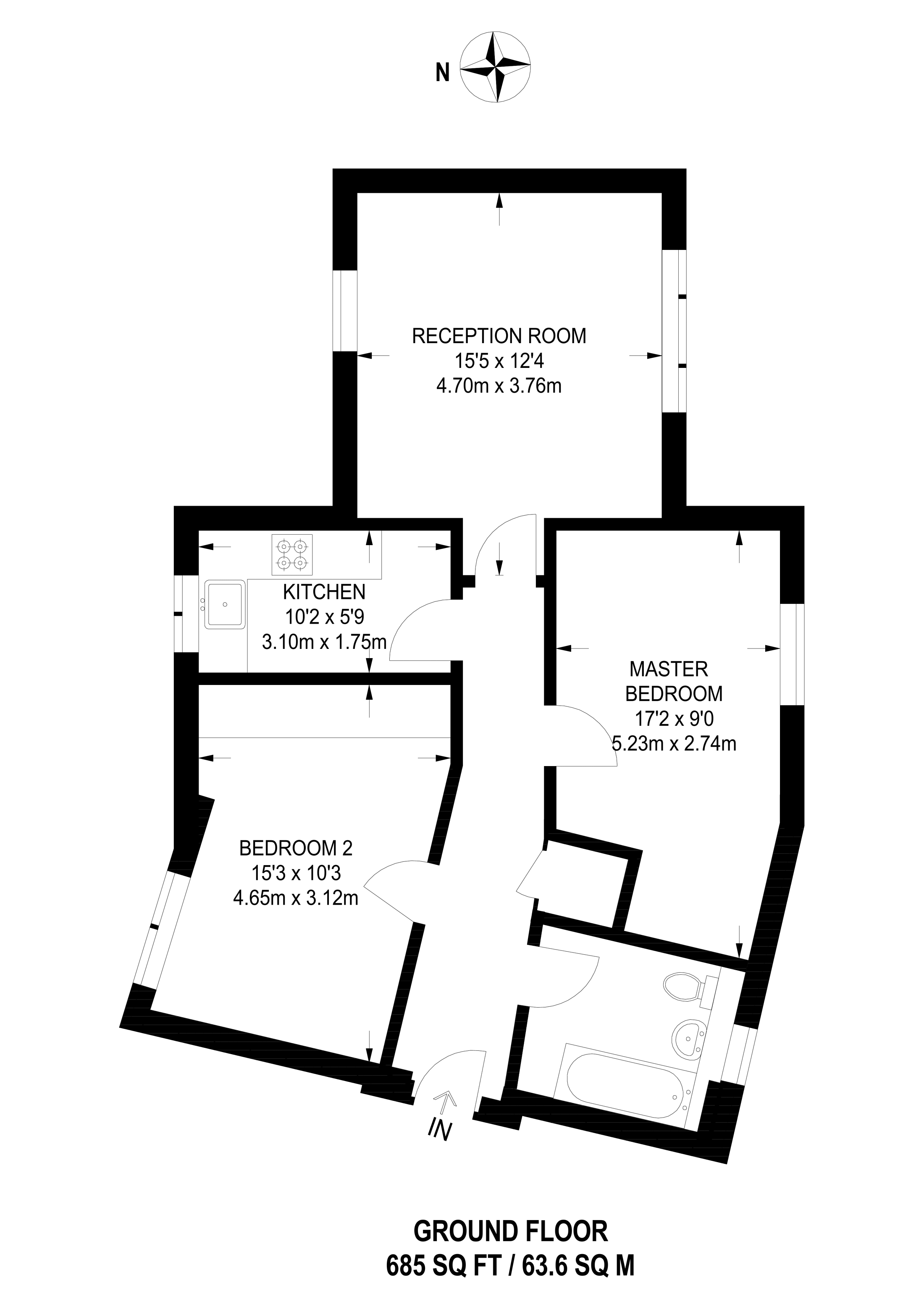 2 Bedrooms Flat for sale in Poseidon Court, Barking IG11