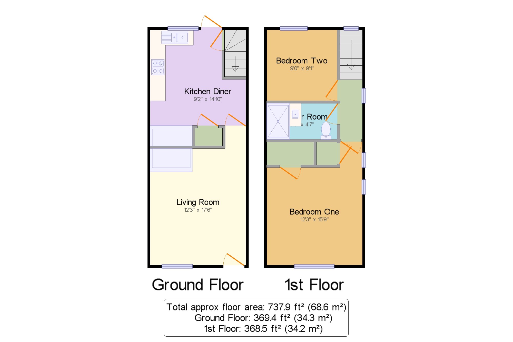 2 Bedrooms End terrace house for sale in Bradford Street, Braintree CM7