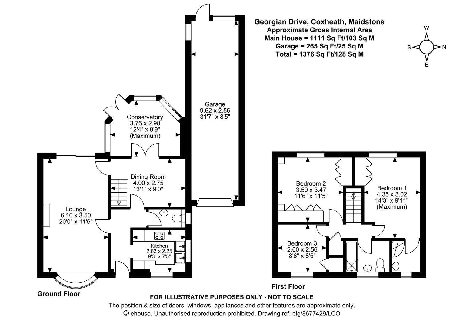 21, Georgian Drive, Maidstone floorplan