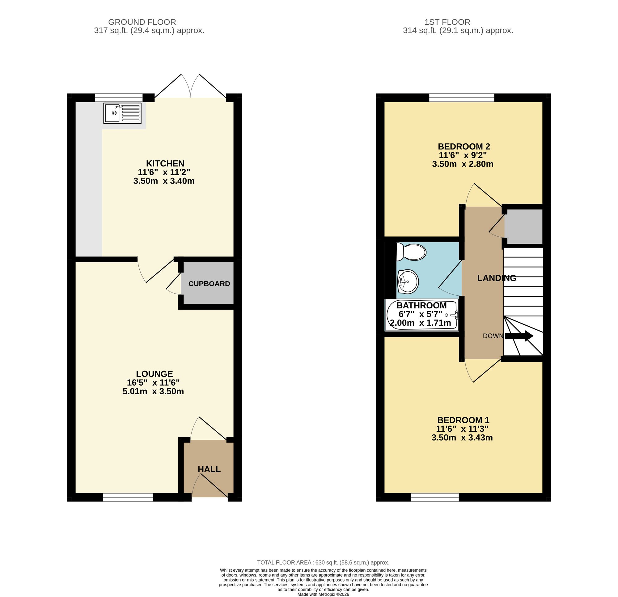 2 Robin Place, Scarborough floorplan