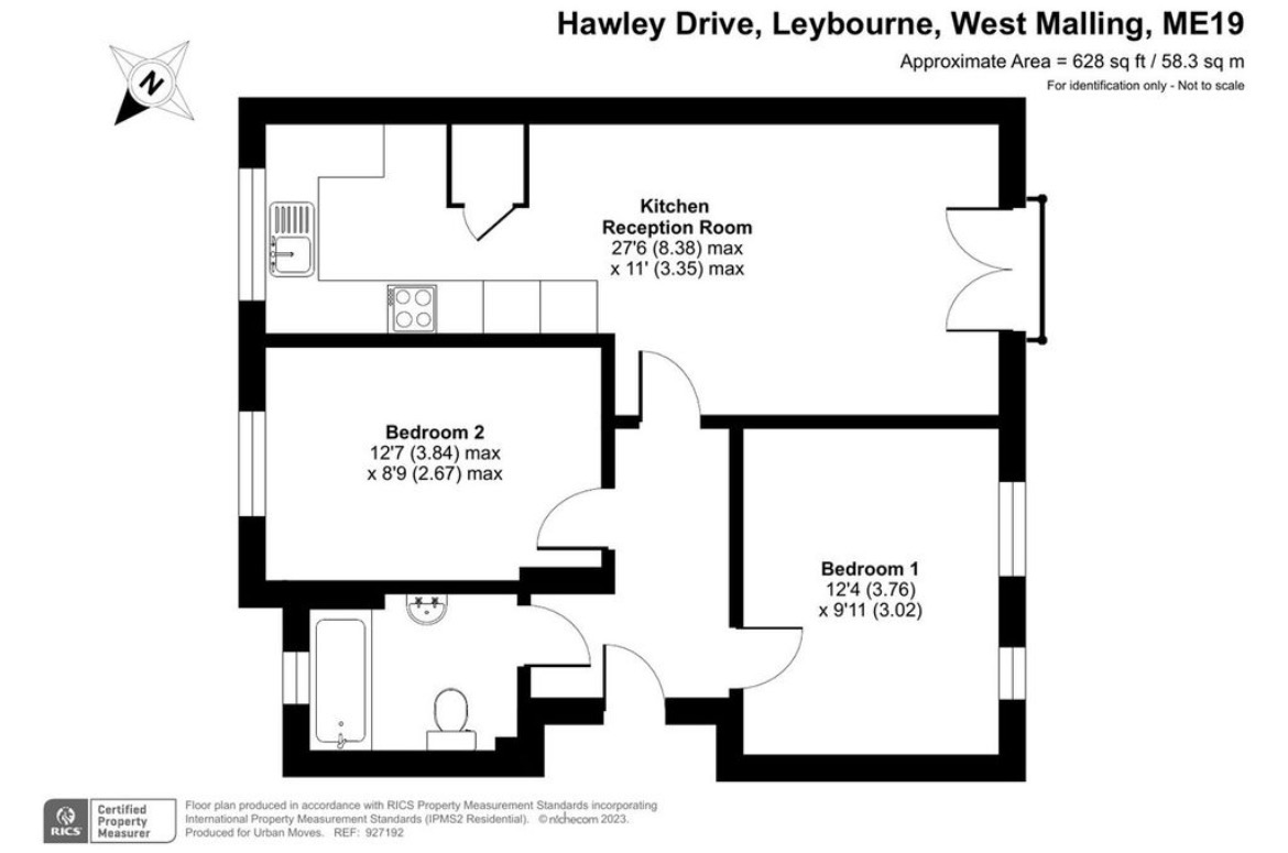 Flat 6, 73, Hawley Drive, West Malling floorplan