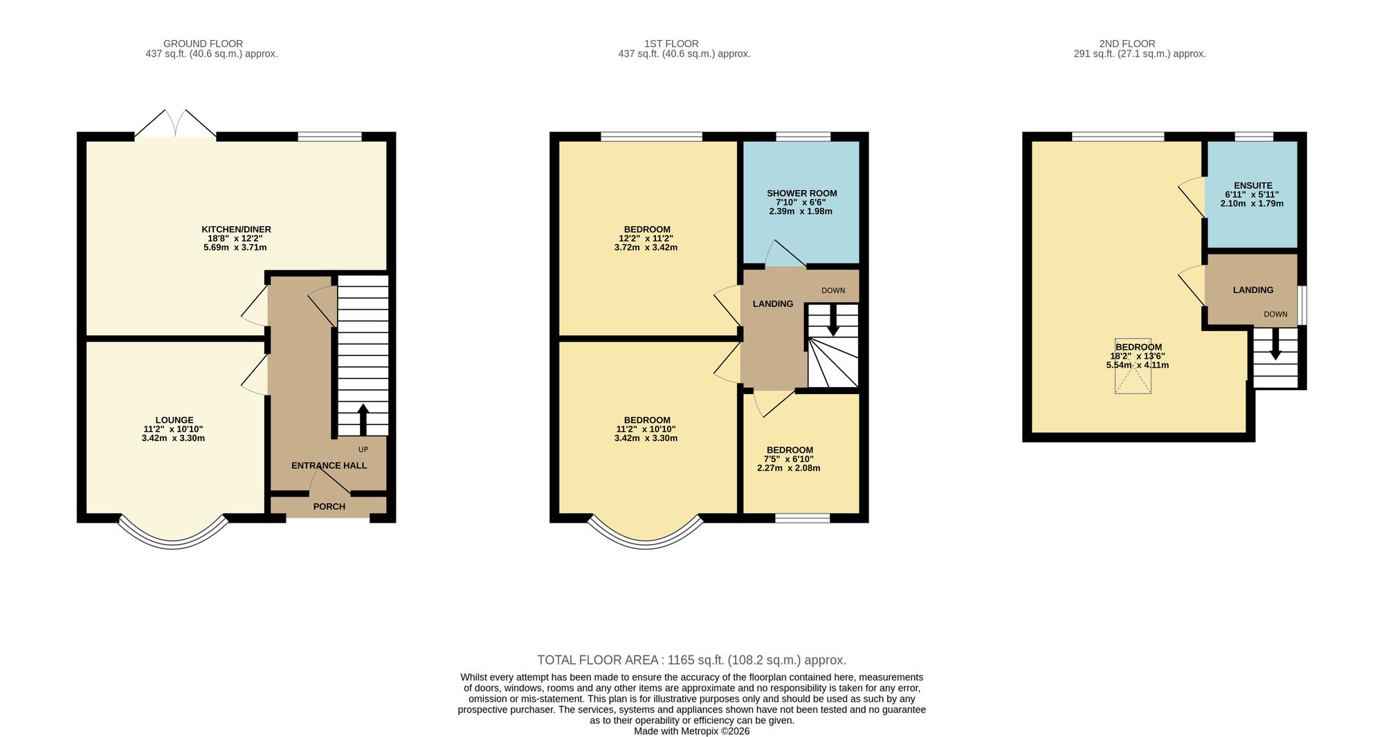 4 Ashdown Avenue, Leicester floorplan