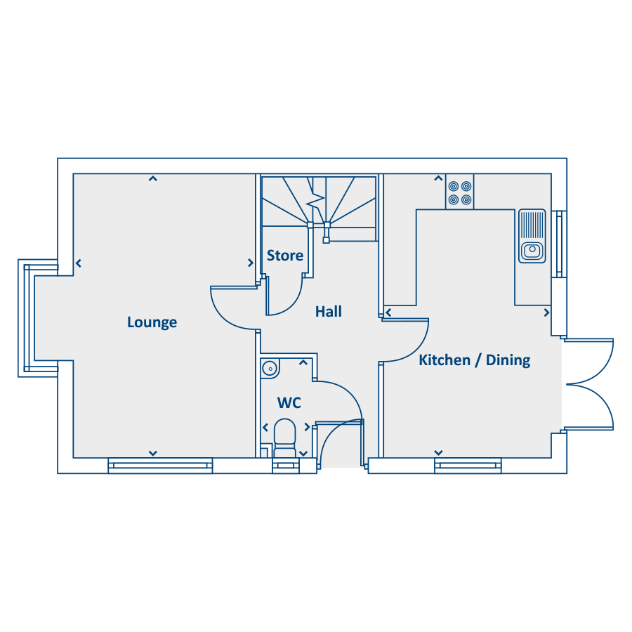 "The Hardwick" at Welsh Road, Garden City, Deeside CH5, 4 bedroom
