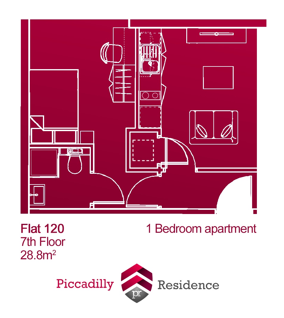 1 Bedrooms Flat to rent in Piccadilly Residence, Piccadilly Court, York YO1