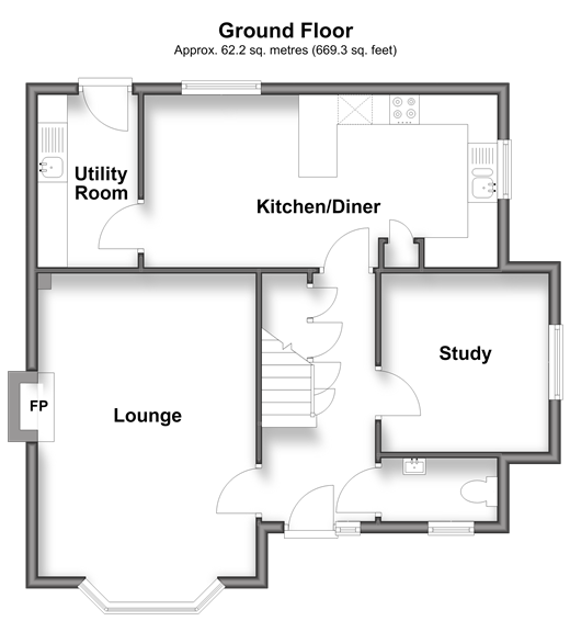 Chartwell Drive, Maidstone floorplan
