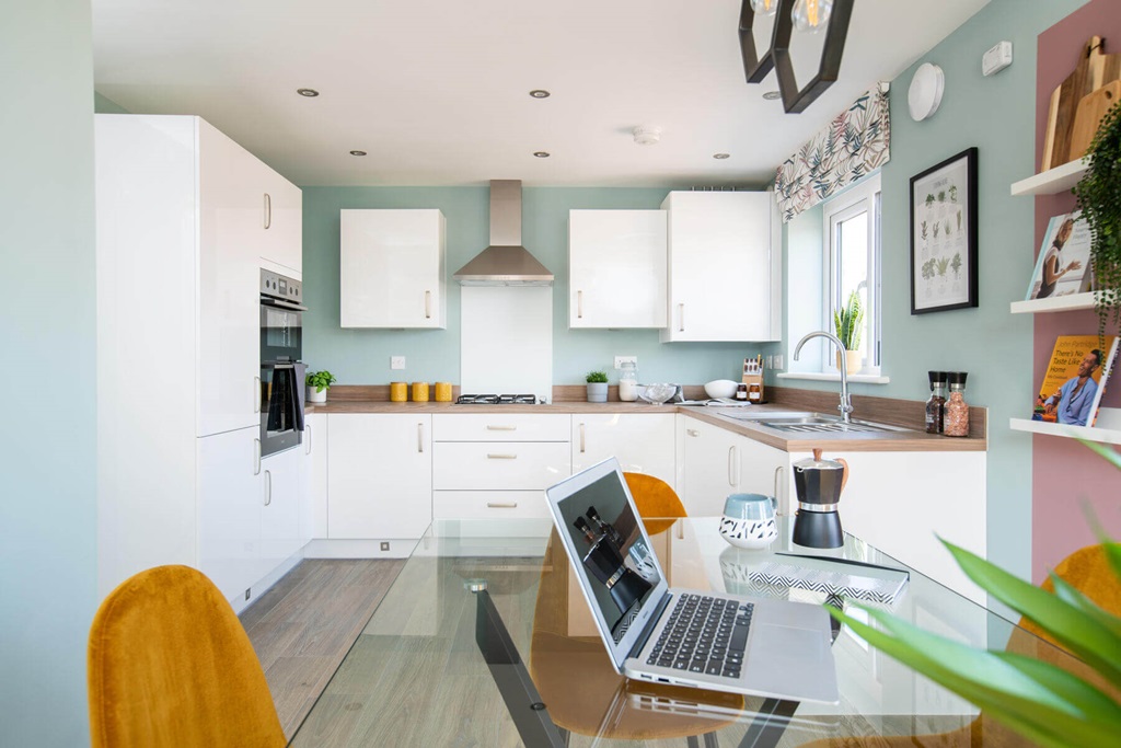 Property 2 of 9. The Bright And Airy Kitchen Is Perfect For Entertaining Family And Friends