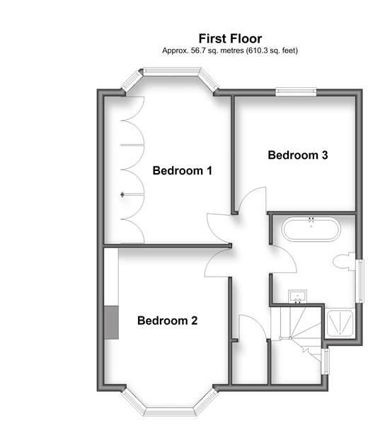Popes Grove, Croydon floorplan