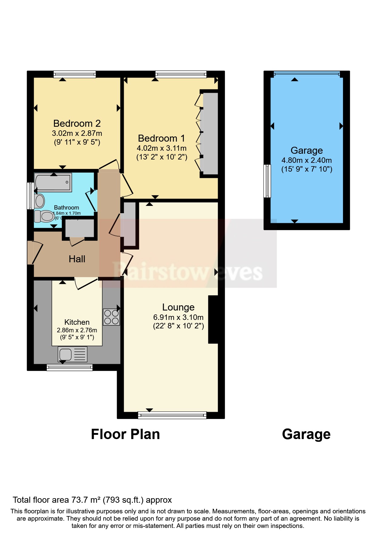 5, Beverley Close, Mansfield floorplan