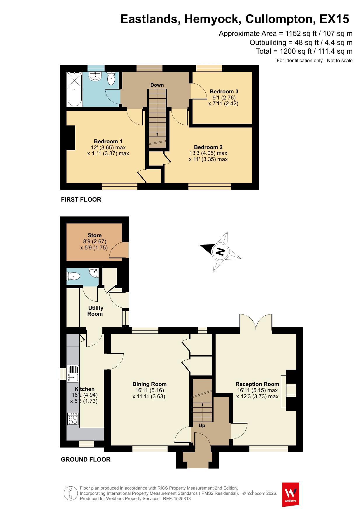 6, Eastlands, Cullompton floorplan