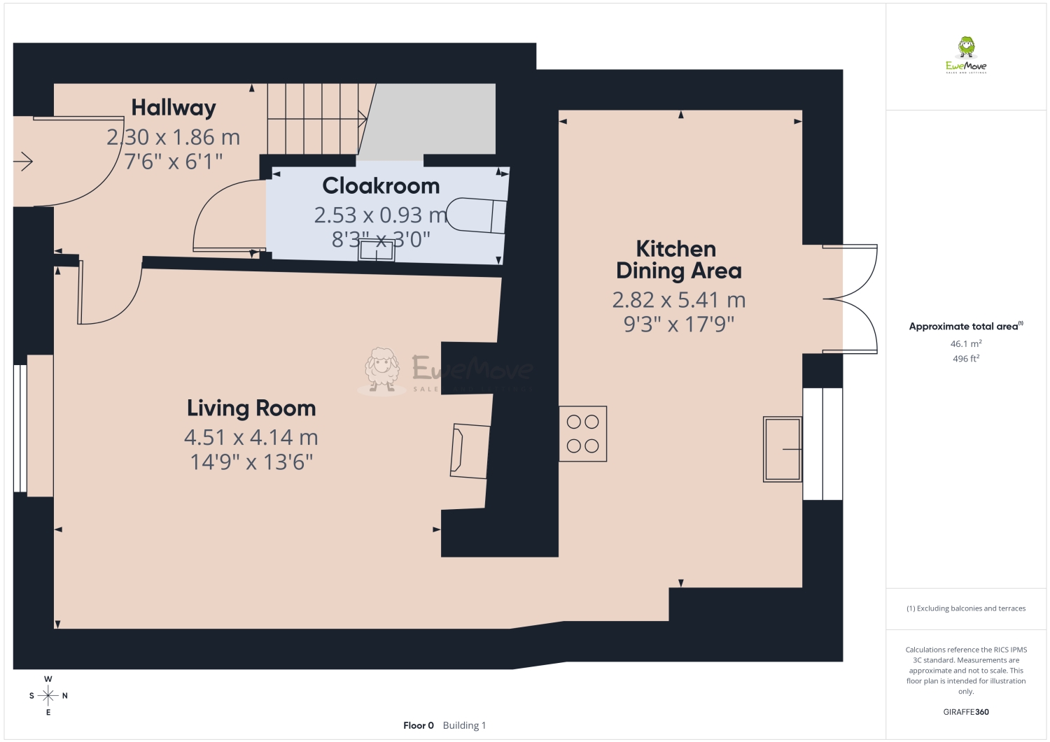 2a, High Street Bampton, Tiverton floorplan